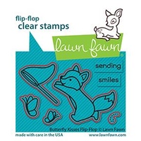 Lawn Fawn Cuts Butterfly Kisses Flip-Flop Dies LF2517