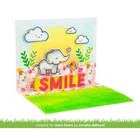 Lawn Fawn Cuts Pop-Up Smile Dies LF2528