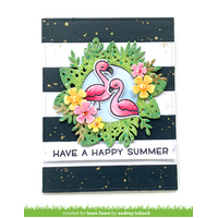 Lawn Fawn Dies Magic Iris Tropical Leaves Add-On LF2614
