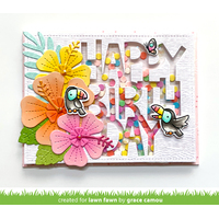 Lawn Fawn Dies Happy Hibiscus LF2619
