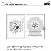 Lawn Fawn Stamps Magic Holiday Messages LF2676