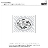Lawn Fawn Stamps Giant Holiday Messages LF2680