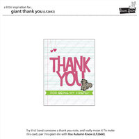 Lawn Fawn Dies Giant Thank You LF2692