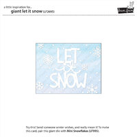 Lawn Fawn Dies Giant Let It Snow LF2695