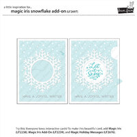 Lawn Fawn Dies Magic Iris Snowflake Add-On LF2697