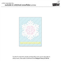 Lawn Fawn Dies Outside In Stitched Snowflake LF2702
