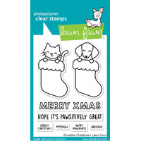 Lawn Fawn - Pawsitive Christmas Stamp and Die Bundle