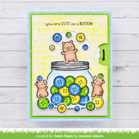 Lawn Fawn - Lawn Cuts - How You Bean? Buttons Add-On Dies - LF3064
