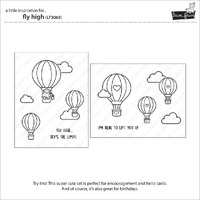 Lawn Fawn - Stamps - Fly High - LF3069
