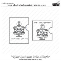 Lawn Fawn - Lawn Cuts - Reveal Wheel Wheely Great Day Add-On Dies - LF3073