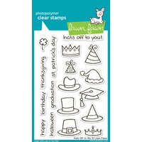 Lawn Fawn Hats Off To You Stamp+Die Bundle