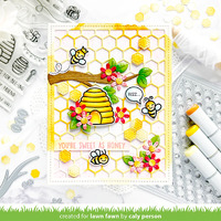 Lawn Fawn - Lawn Cuts - Honeycomb Backdrop Die - LF3142
