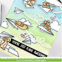 Lawn Fawn - Stitched Trails Hot Foil Plates and Dies Bundle