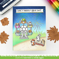 Lawn Fawn - Fireworks Hot Foil Plates and Dies Bundle