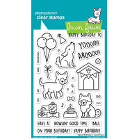 Lawn Fawn - Yappy Birthday Stamp and Die Bundle