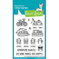 Lawn Fawn - Car Critters Road Trip Add-on Stamp and Die Bundle