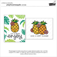 Lawn Fawn - Lawn Cuts - Playful Pineapple Dies - LF3173