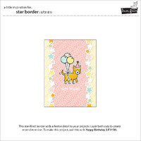 Lawn Fawn - Lawn Cuts - Star Border Die - LF3173