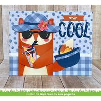 Lawn Fawn - Lawn Cuts - Woodland Critter Huggers Summer Add-on Die - LF3173