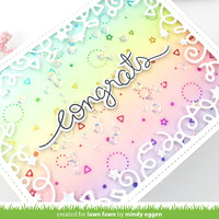 Lawn Fawn - Hot Foil - Confetti Background Hot Foil Plate - LF3188