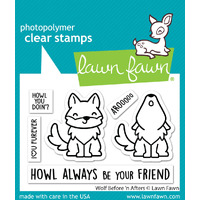 Lawn Fawn - Wolf Before ‘n Afters Stamp and Die Bundle