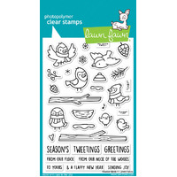 Lawn Fawn - Winter Birds Stamp and Die Bundle