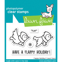 Lawn Fawn - Flappy Holiday Stamp and Die Bundle