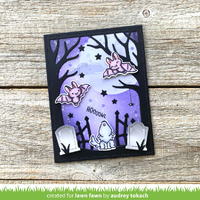 Lawn Fawn - Lawn Cuts - Spooky Forest Backdrop - LF3261