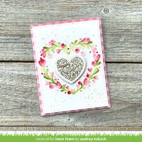 Lawn Fawn - Stamps - Magic Heart Messages - LF3305
