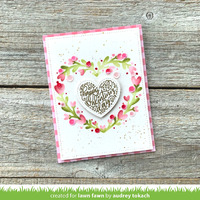 Lawn Fawn - Stamps - Magic Heart Messages - LF3305