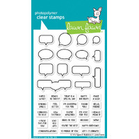 Lawn Fawn - All The Speech Bubbles - Stamp and Die Bundle
