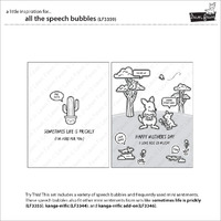 Lawn Fawn - Stamps - All The Speech Bubbles - LF3359