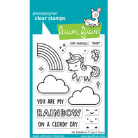 Lawn Fawn - My Rainbow - Stamp and Die Bundle