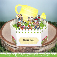 Lawn Fawn - Lawn Cuts - Platform Pop-Up Picket Fence Wrap Around Dies - LF3372