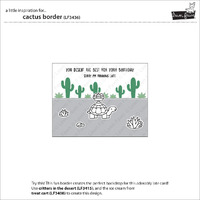 Lawn Fawn - Lawn Cuts - Cactus Border - LF3436