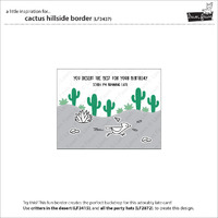 Lawn Fawn - Lawn Cuts - Cactus Hillside Border - LF3437