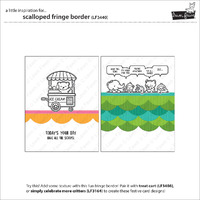 Lawn Fawn - Lawn Cuts - Scalloped Fringe Border - LF3440