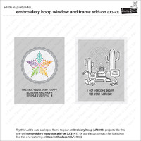 Lawn Fawn - Lawn Cuts - Embroidery Hoop Window and Frame Add-On - LF3443