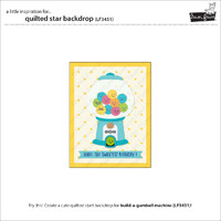 Lawn Fawn - Lawn Cuts - Quilted Star Backdrop - LF3451