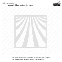 Lawn Fawn - Lawn Clippings - Draped Ribbons Stencil - LF3454