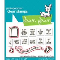 Lawn Fawn - Lawn Cuts - Little Woodland Library Add-On - LF3489