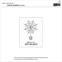Lawn Fawn - Stamps - Sweet Spiders - LF3492