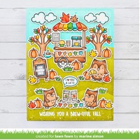 Lawn Fawn - Lawn Cuts - Tiny Sentiments: Coffee - LF3499
