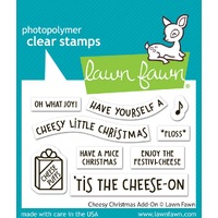 Lawn Fawn - Cheesy Christmas Add-On - Stamp and Die Bundle