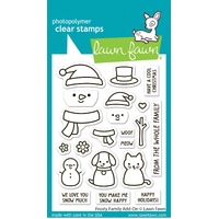 Lawn Fawn - Frosty Family Add-On - Stamp and Die Bundle