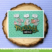 Lawn Fawn - Lawn Cuts - Sweet Christmas Mice - LF3569