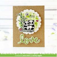 Lawn Fawn - Stamps - I Heart Pandas - LF3596