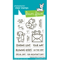Lawn Fawn - Valentine Mice - Stamp and Die Bundle