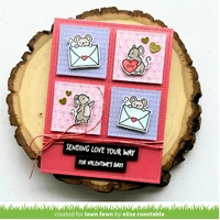 Lawn Fawn - Lawn Cuts - Valentine Mice - LF3609