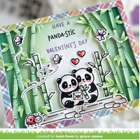 Lawn Fawn - Lawn Cuts - Bamboo Forest Backdrop: Landscape Dies - LF3617